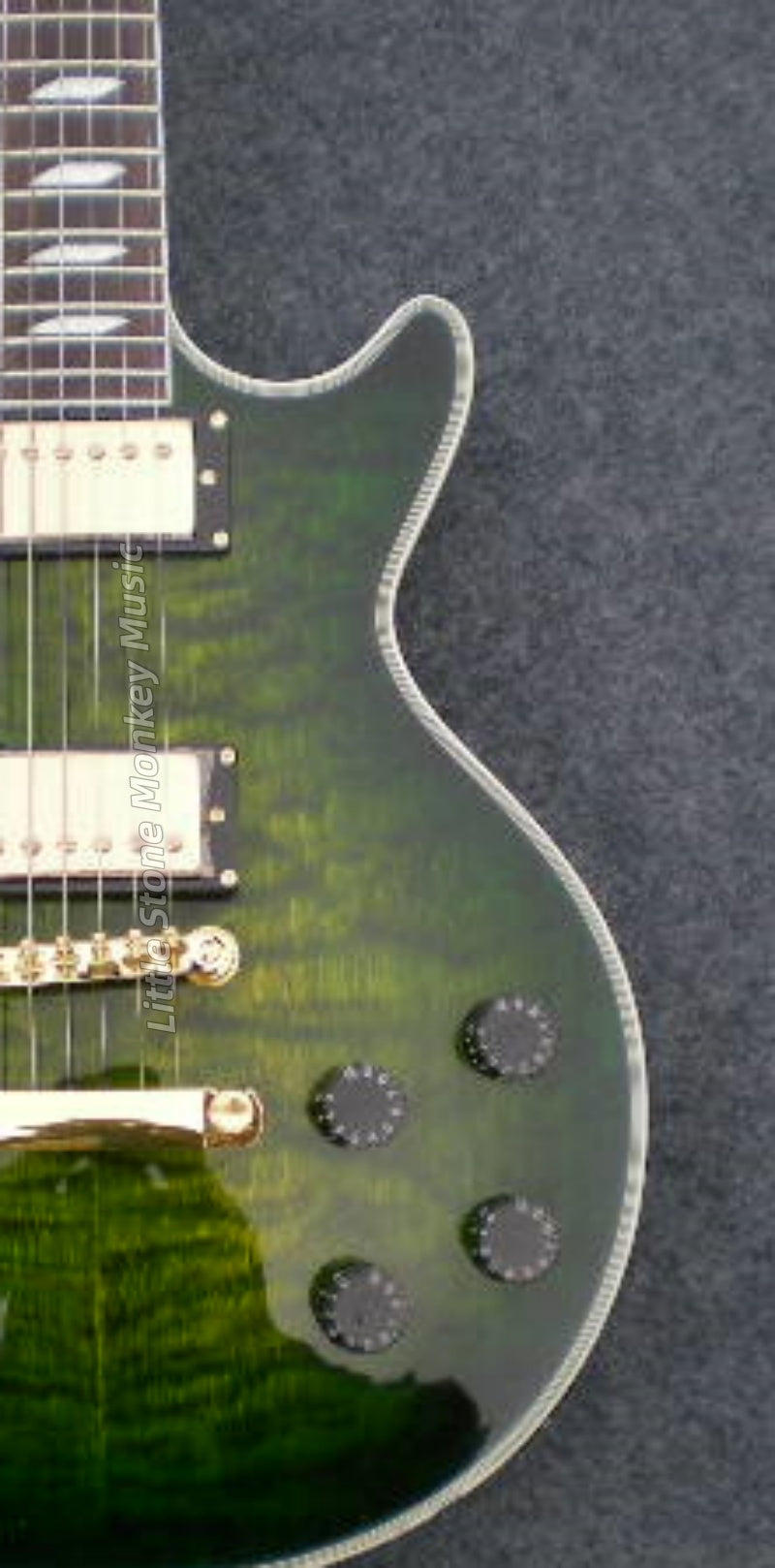 Factory Customized Electric Guitar  Custom electric guitar Custom Standard Electric Guitar Green Quilted Maple Top H-H Pickups 6 string510