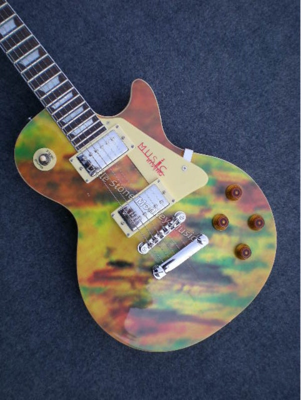 Customized colorful high-quality guitar, unique and fashionable guitar, portable electric guitar 410