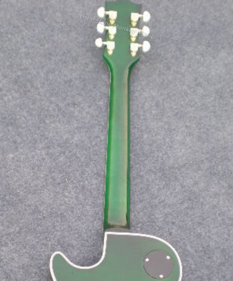 Factory Customized Electric Guitar  Custom electric guitar Custom Standard Electric Guitar Green Quilted Maple Top H-H Pickups 6 string510
