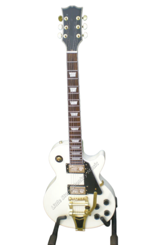 Custom Shop 6 strings with jazz Electric Guitar with Bigsby Vibrato 414