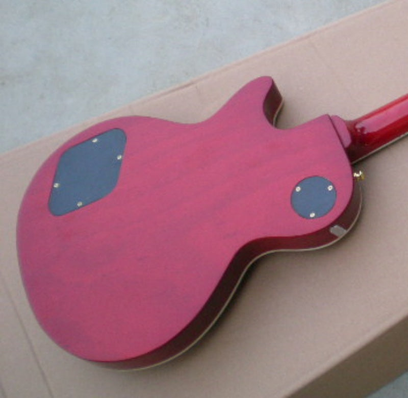 Customize Electric Guitar  "Sparkle Sunburst Finish" VERY RARE Solid Top Sunburst Nitro Finish422