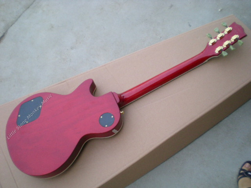 Customize Electric Guitar  "Sparkle Sunburst Finish" VERY RARE Solid Top Sunburst Nitro Finish422
