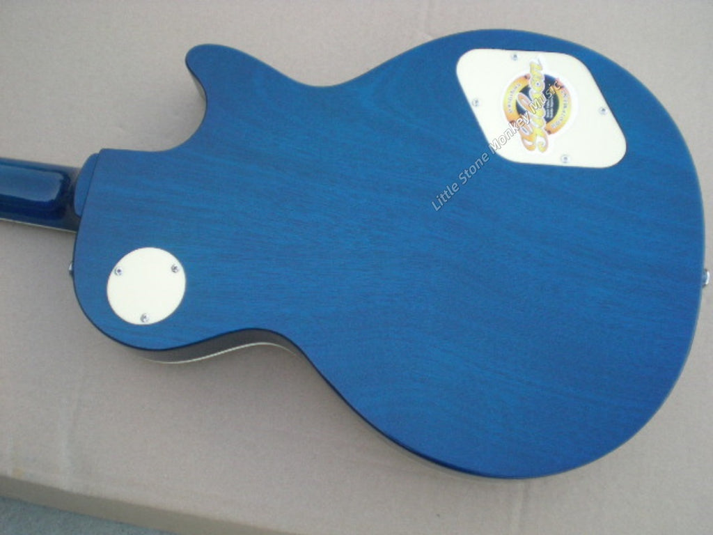 Flame Maple Tora Mokume Blue Blue Guitar Safe Packing 424