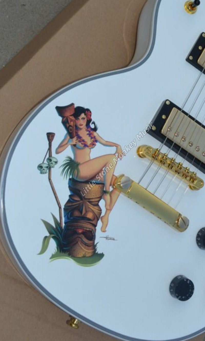 New Custom High Quality Electric Guitars Complete China with Custom  Classic Guitar  Guitar/Bass Custom Custom Origins Electric Guitar - Bone White444