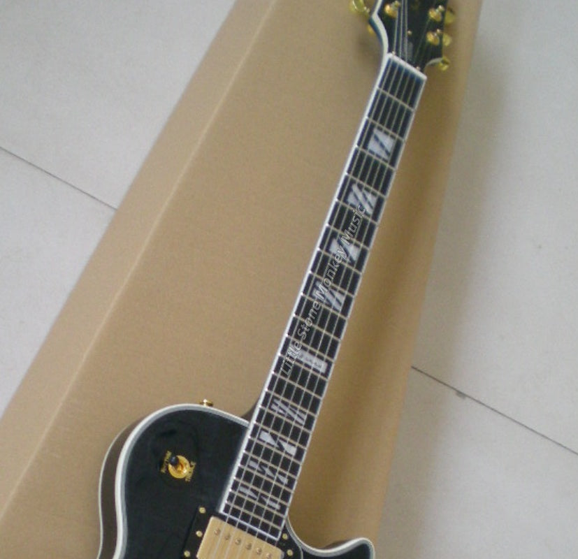 New Custom High Quality Electric Guitars Complete China withHigh Quality Electric Guitar,Frets Binding Ebony Fingerboard,Tune-o-Matic Bridge446