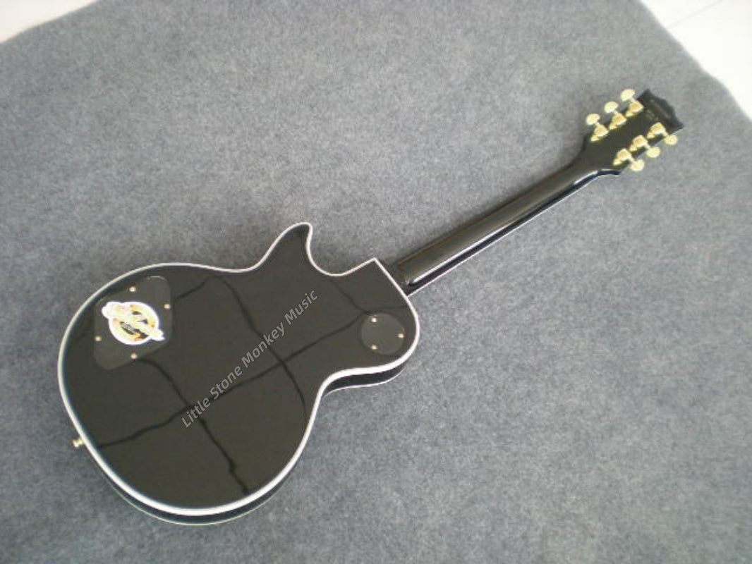 Factory Customized Premium Quality Hot Electric Guitar 6 Strings ProfessionaFree Shipping Matte Black 6 Strings Electric Guitar with Gold Hardware Guitars
