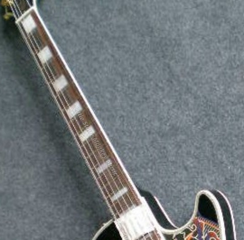 Factory Customized Premium Quality Hot Electric Guitar Electric guitar Mahogany Body Rosewood Fingerboard 6 Strings Right-Handed Black451