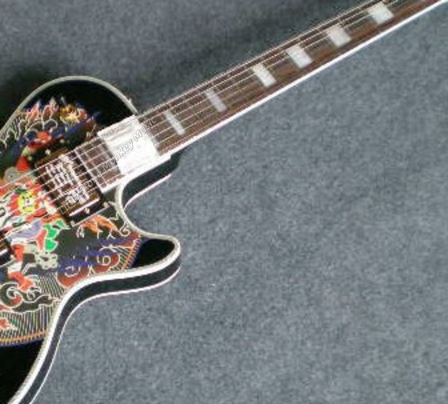 Factory Customized Premium Quality Hot Electric Guitar Electric guitar Mahogany Body Rosewood Fingerboard 6 Strings Right-Handed Black451