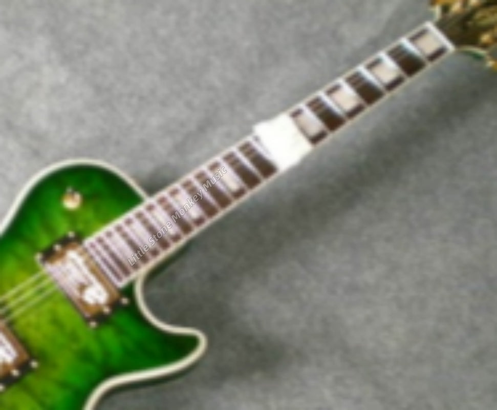 Factory Customized Premium Quality Hot Electric Guitar Factory Direct Sales of High-quality Electric Guitar Glossy Baking Paint Green454
