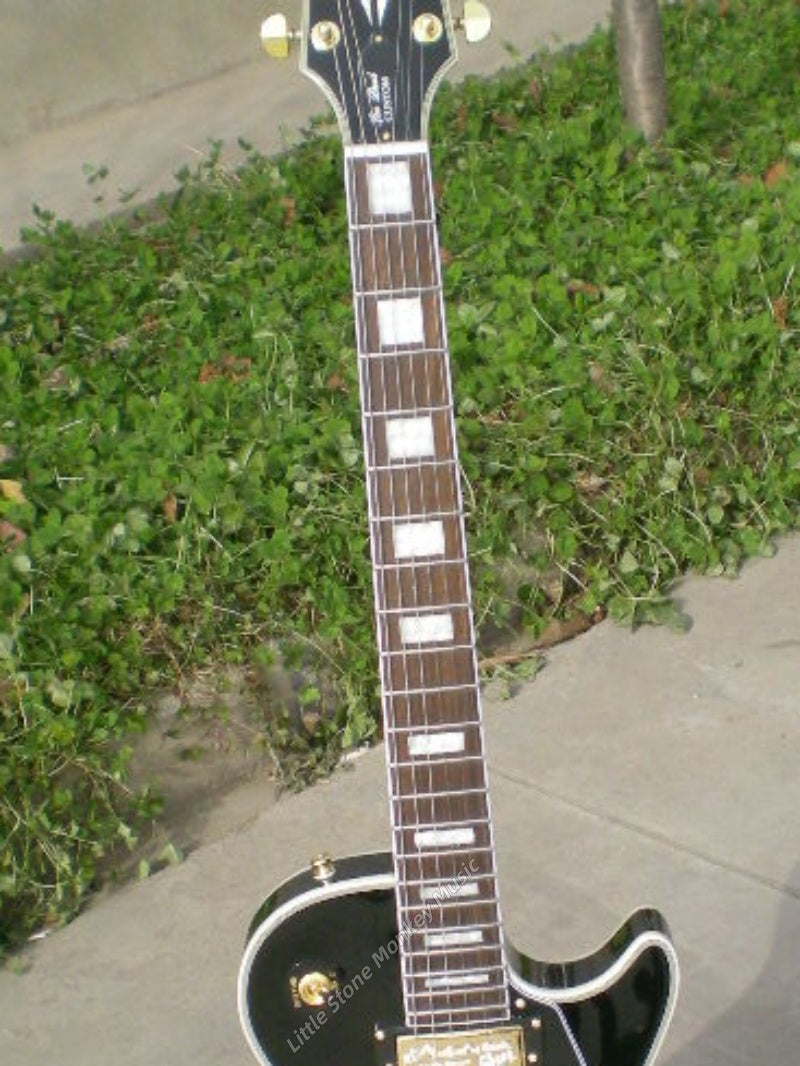 Electric Guitar Solid Body Mahogany with Flame Maple Top and Pink Wood Fingerboard, Sunburst, Right-Handed, 6 Strings