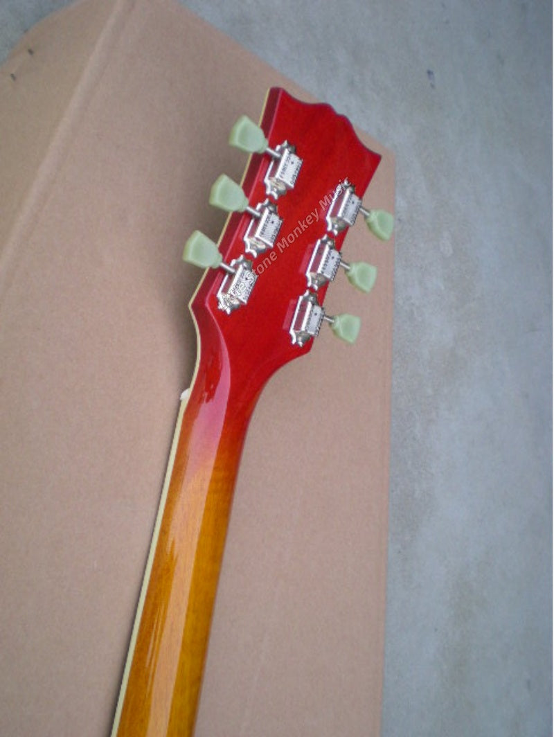 Factory Customized  Electric Guitar We Can Customize Various Styles Made in China, High Quality Electric Guitar, 3 Piece Pickup, Chrome Hardware Top463
