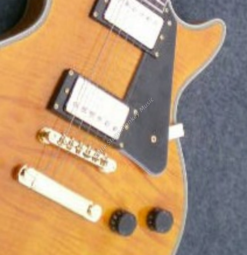 High Quality  Electric Guitar Factory Customized Electric Guitar with Silver Burst Finish with A Top Quality472