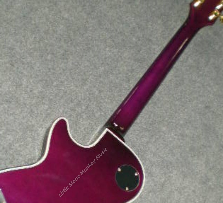 High Quality  Electric Guitar Factory Customized Electric Guitar with Top Quality Factory New Purple 6 String Rosewood Fingerboard Left Handed Electric Guitar474