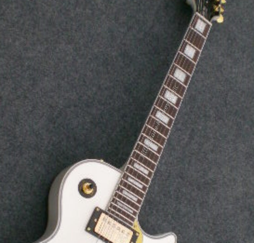 High Quality  Electric Guitar Factory Customized Electric Guitar with Top Quality Factory New white color refers to playing Electric guitar LP type475