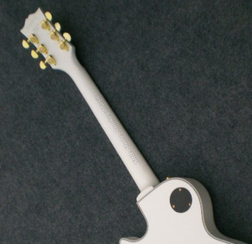 High Quality  Electric Guitar Factory Customized Electric Guitar with Top Quality Factory New white color refers to playing Electric guitar LP type475