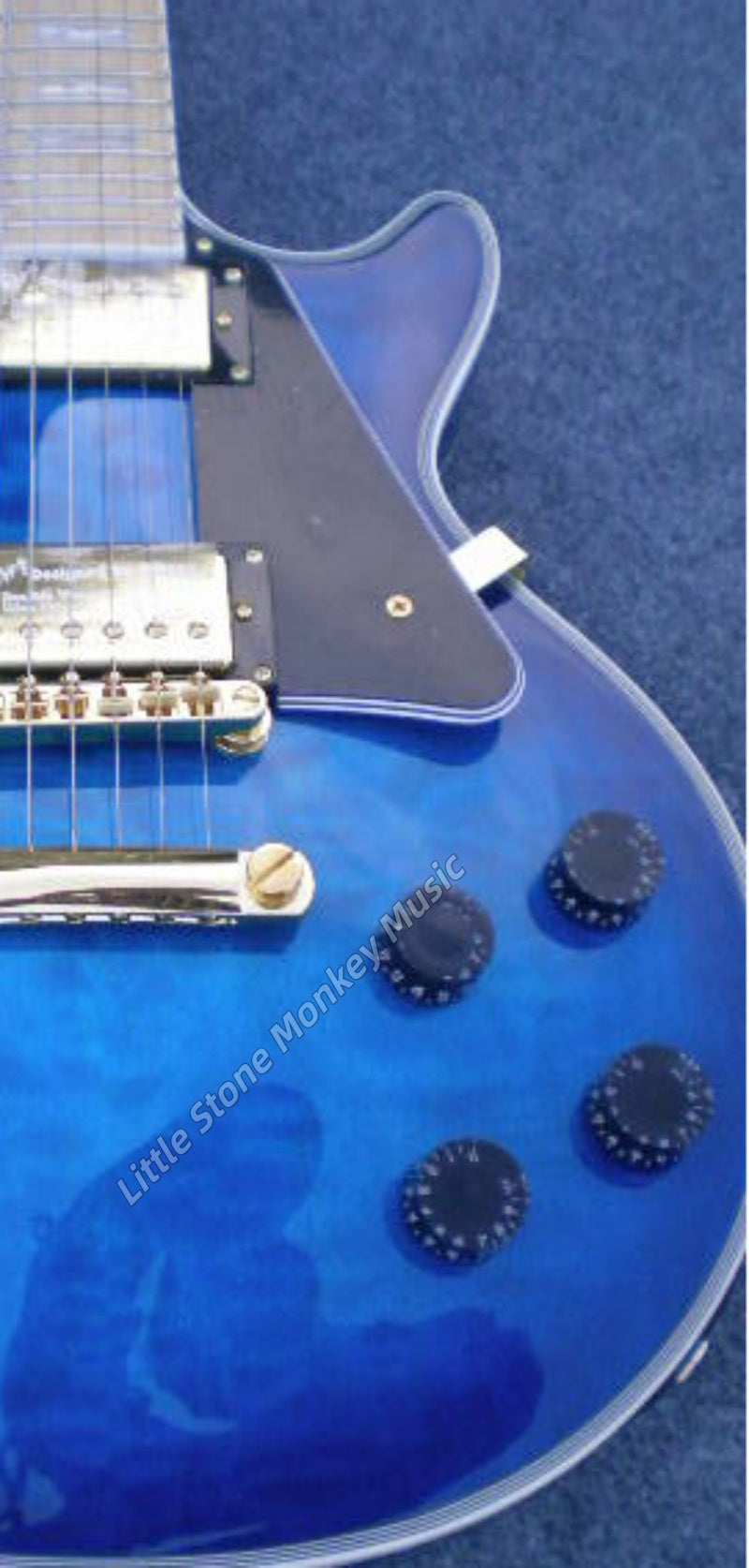High Quality  Electric Guitar Factory Customized Electric Guitar Custom Quilt Viper Blue Electric Guitar Limited model 476