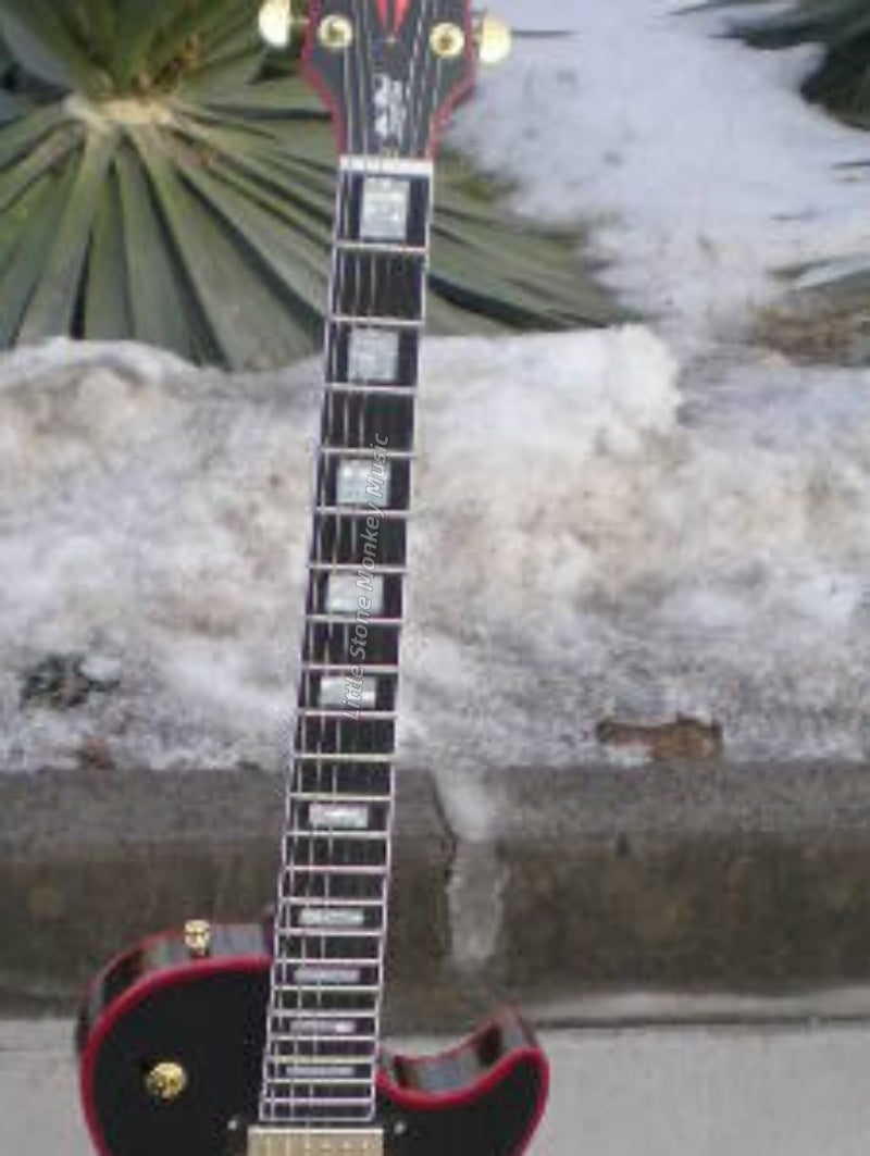 High Quality  Electric Guitar Factory Customized Electric Guitar CustomCustom Shop Red Widow Guitar w Ebony fingerboard, Frets nibs, Nashville TOM brid 477