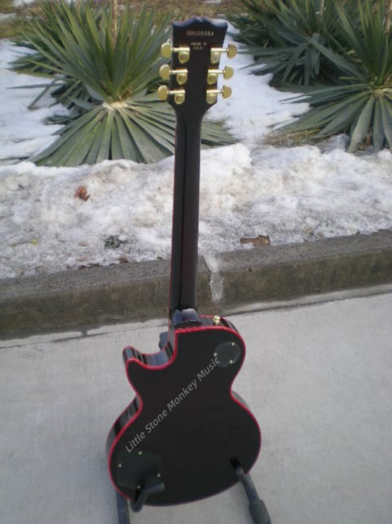 High Quality  Electric Guitar Factory Customized Electric Guitar CustomCustom Shop Red Widow Guitar w Ebony fingerboard, Frets nibs, Nashville TOM brid 477