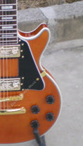 High Quality  Electric Guitar Factory Customized Electric Guitar LP Style Electric Guitar Cream Yellow Mahogany Body Alnico 482