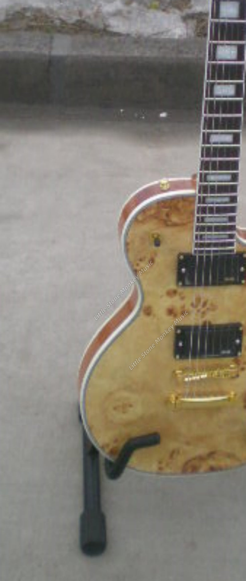 High Quality  Electric Guitar Factory Customized Electric Guitar CustomCustom LP Style Electric Guitar Cream Yellow Mahogany Body Alnico485