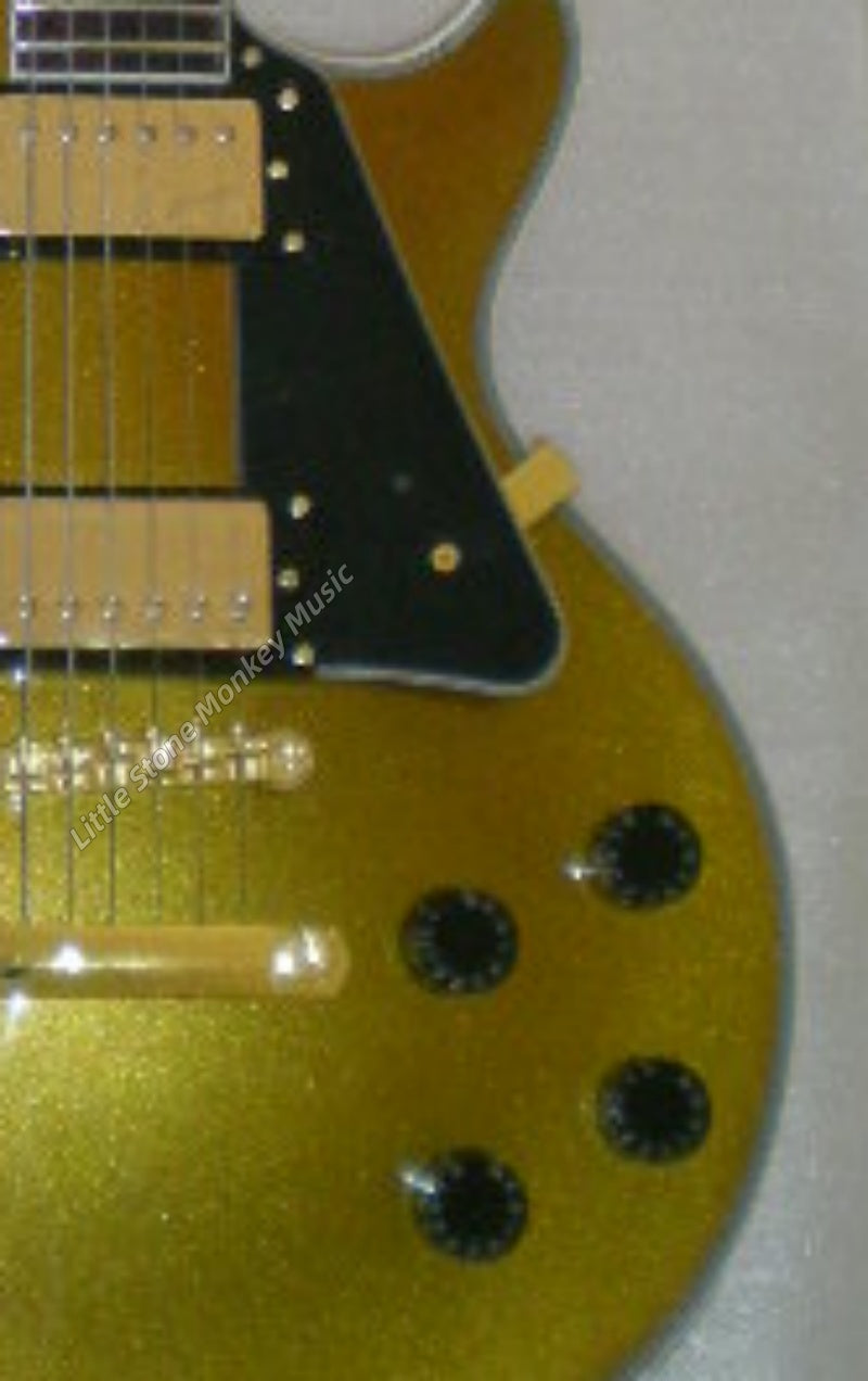 High Quality  Electric Guitar Factory Customized Electric Guitar CustomCustom LP Style Electric Guitar Cream Yellow Mahogany Body Alnico486