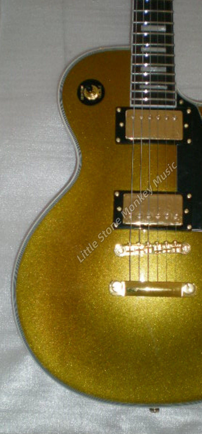 High Quality  Electric Guitar Factory Customized Electric Guitar CustomCustom LP Style Electric Guitar Cream Yellow Mahogany Body Alnico486