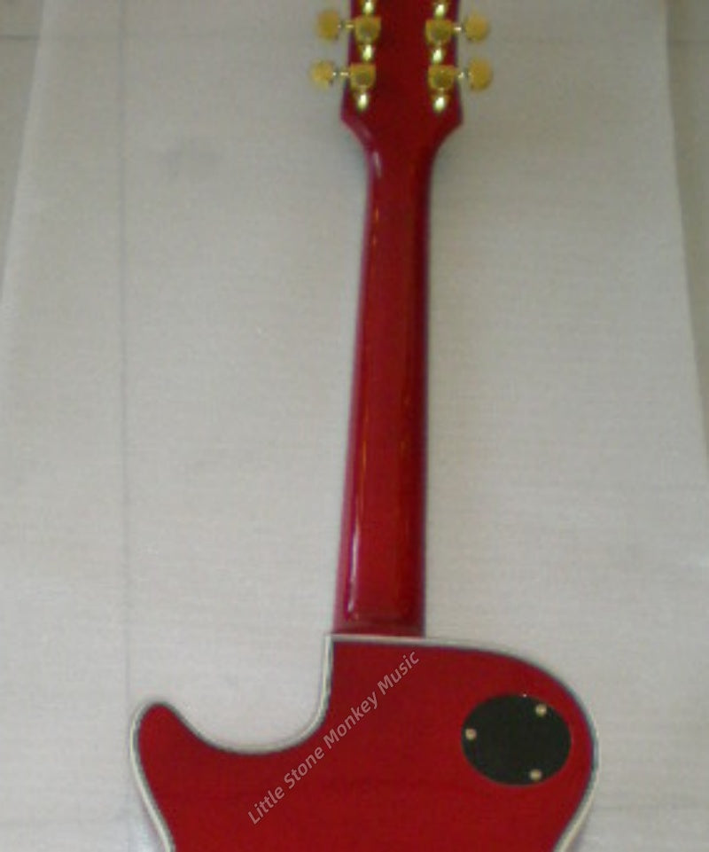High Quality  Electric Guitar Factory Customized Electric Guitar CustomCustom LP Style Electric Guitar Cream Yellow Mahogany Body Alnico486