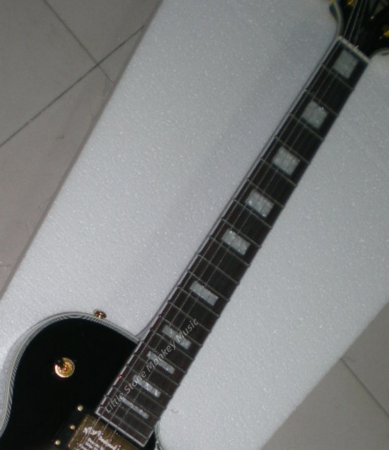 High Quality  Electric Guitar Factory Customized Electric Guitar CustomCustom LP Style Electric Guitar Cream 488