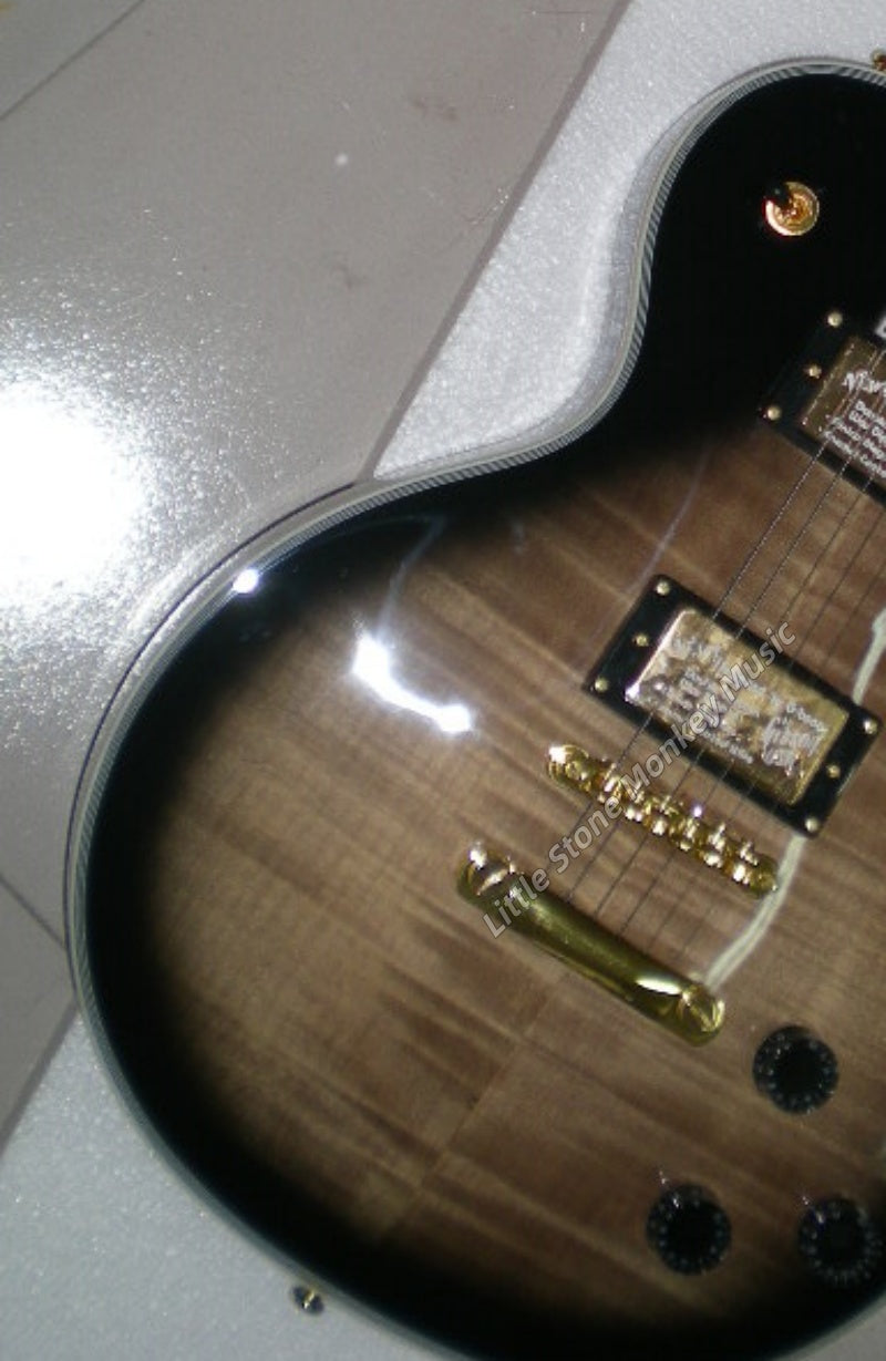 High Quality  Electric Guitar Factory Customized Electric Guitar CustomCustom LP Style Electric Guitar Cream 488