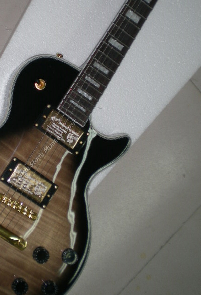 High Quality  Electric Guitar Factory Customized Electric Guitar CustomCustom LP Style Electric Guitar Cream 488