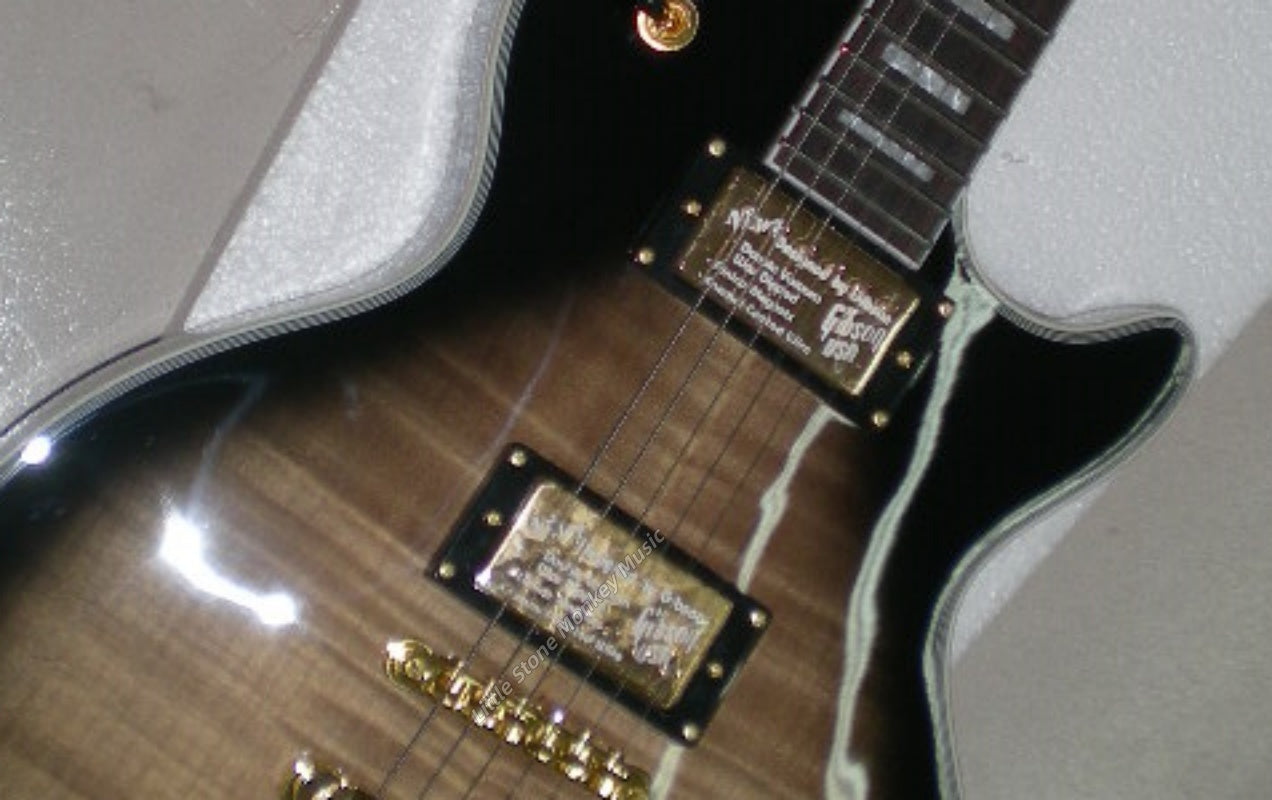 High Quality  Electric Guitar Factory Customized Electric Guitar CustomCustom LP Style Electric Guitar Cream 488