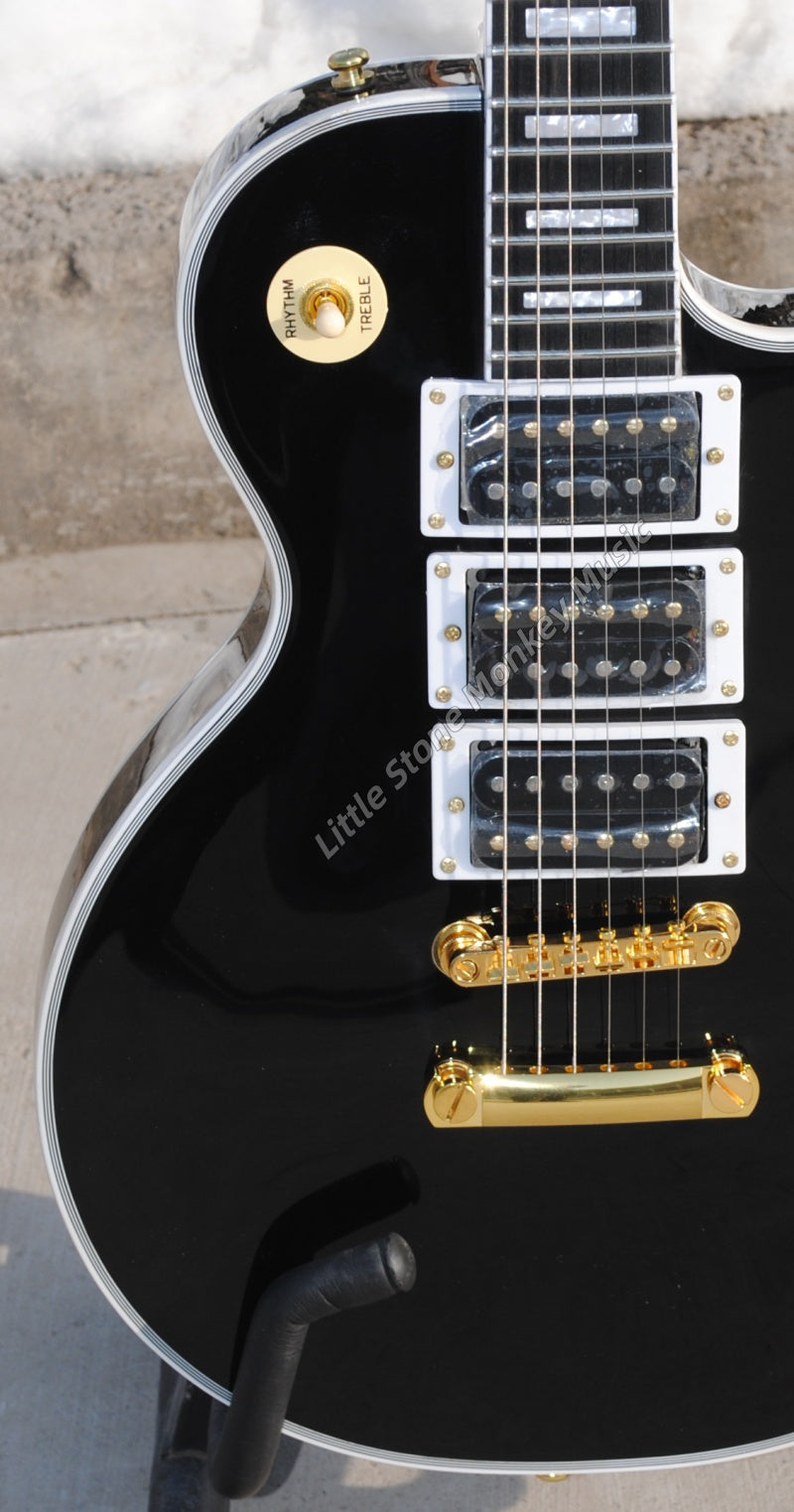 High Quality  Electric Guitar Factory Customized Electric GuitarFactory Customized Electric Guitar, Rosewood Fingerboard, Flame Maple Top492
