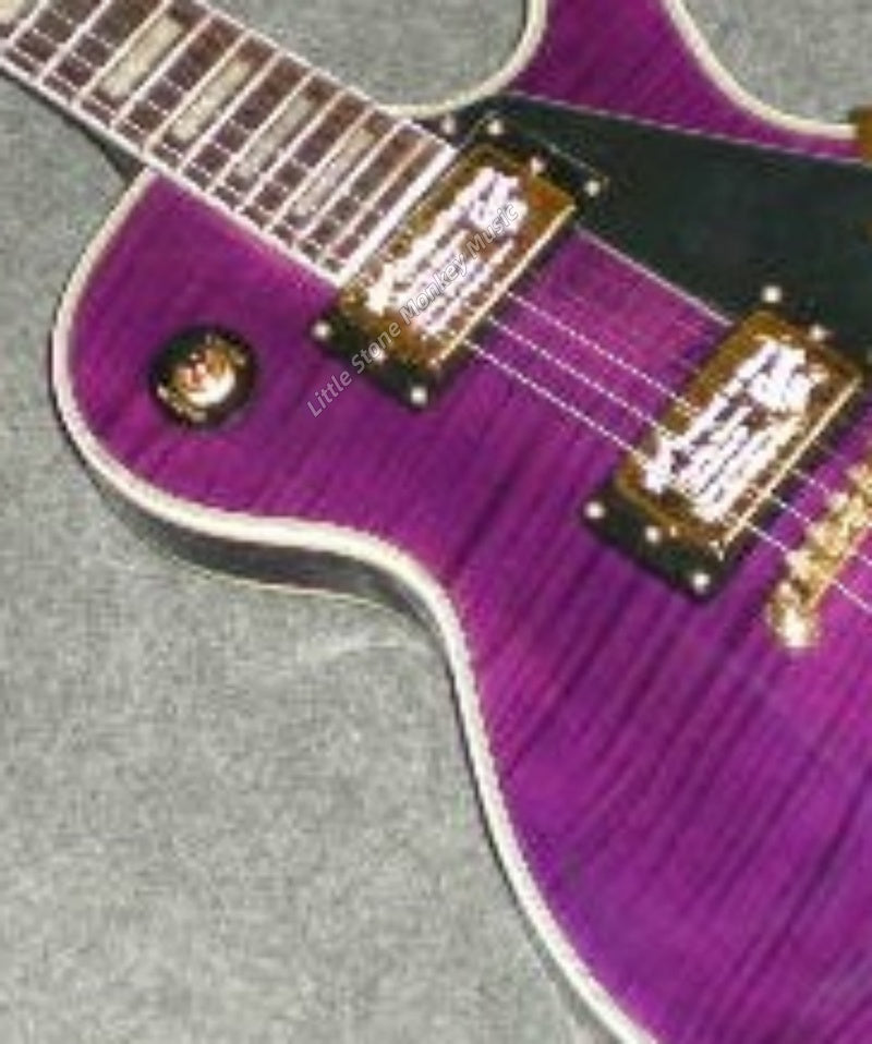 High Quality  Electric Guitar Factory Customized Electric Guitarpurple 497