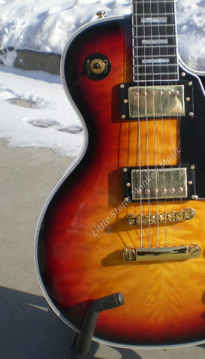 High Quality  Electric Guitar Factory Customized Electric Guitar   Electric Guitar Electric Guitar  Custom style Vintage Sunburst502