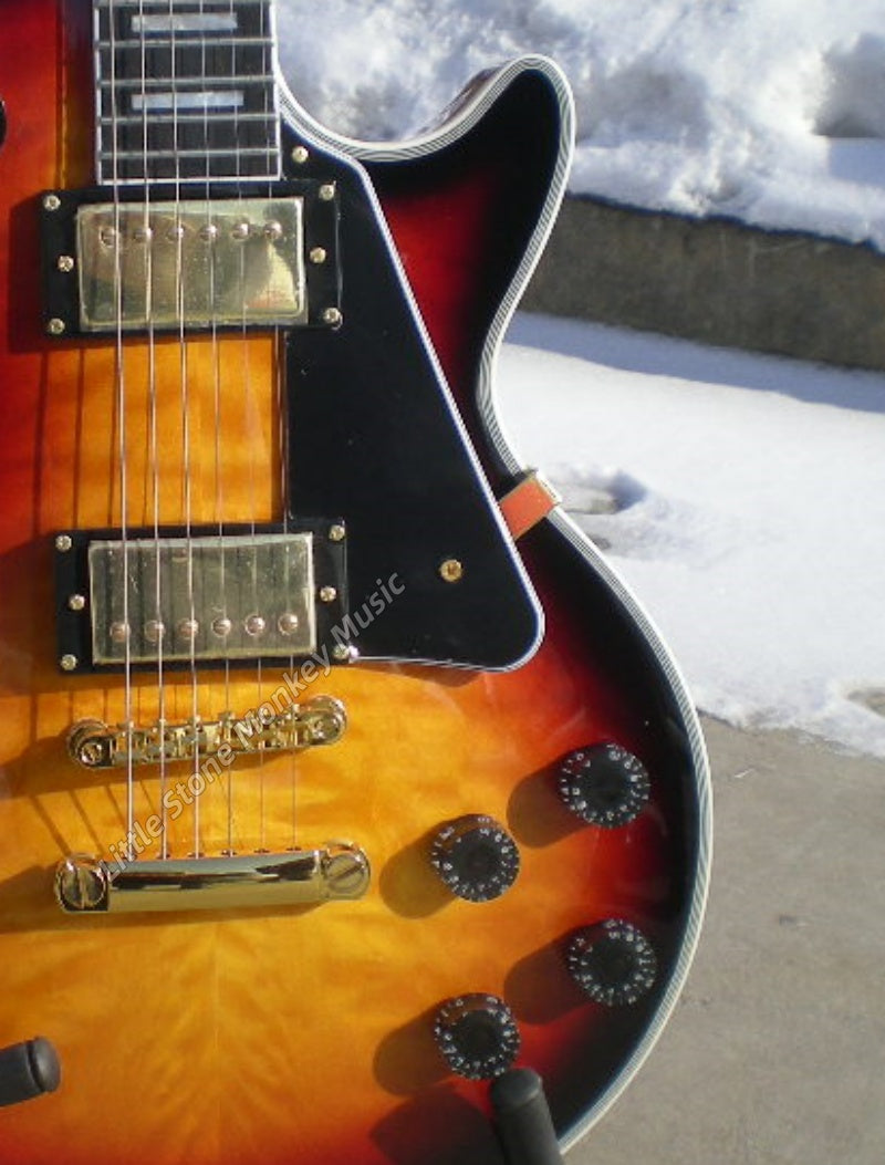 High Quality  Electric Guitar Factory Customized Electric Guitar   Electric Guitar Electric Guitar  Custom style Vintage Sunburst502