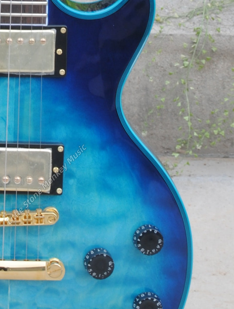 High Quality  Electric Guitar Factory Customized Electric Guitar   Electric Guitar Electric Guitar  CustomHigh Quality  Electric Guitar Factory Customized Electric Guitar   Electric Guitar Electric Guitar Custom style Blue Burst504