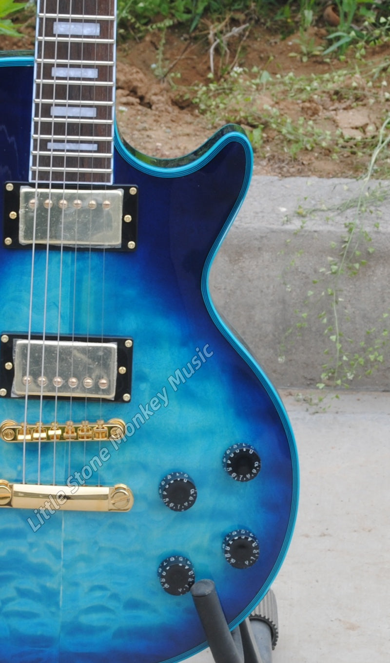 High Quality  Electric Guitar Factory Customized Electric Guitar   Electric Guitar Electric Guitar  CustomHigh Quality  Electric Guitar Factory Customized Electric Guitar   Electric Guitar Electric Guitar Custom style Blue Burst504