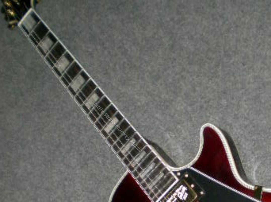 High Quality  Electric Guitar Factory Customized Electric Guitar   Brown Sunburst505