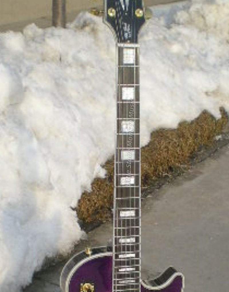 Factory Customized Electric Guitar  Custom electric guitar solid maple body 6 strings right-handed purple burst509