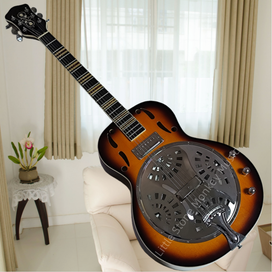 Custom Electric Guitar 6 Strings Resonator Guitars Handcrafted wooden  niche yet adorable  Customized  Birthday gift  Creative Z7#