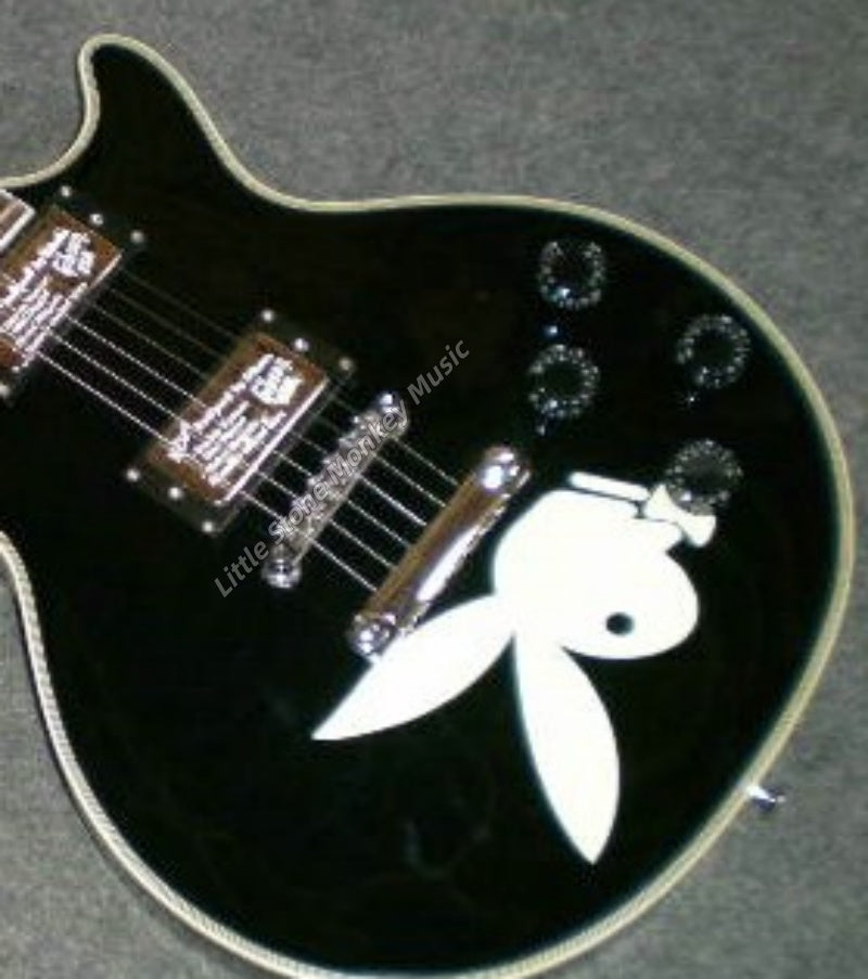 Factory Customized Electric Guitar  Custom electric guitar Custom Standard Electric Guitar black Quilted Maple Top H-H Pickups 6 string511