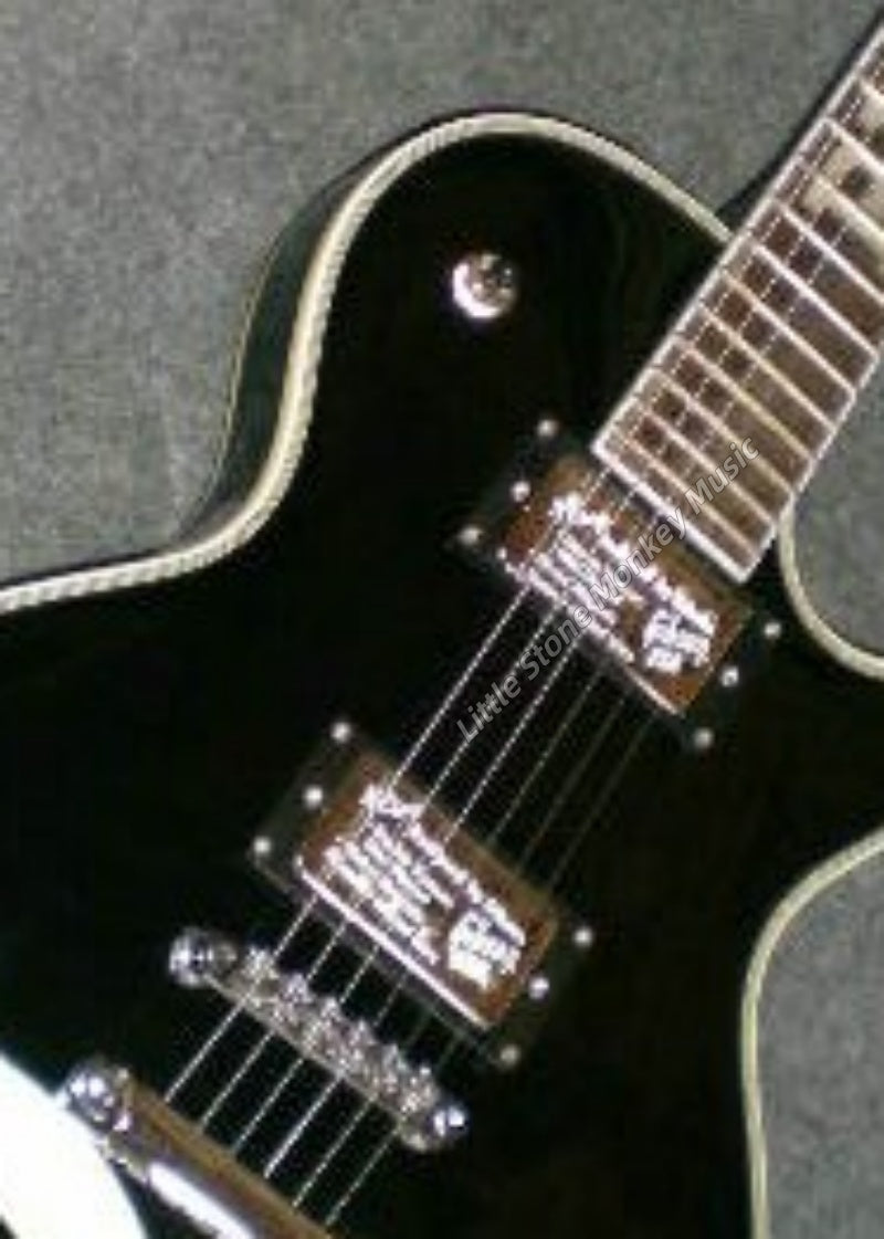 Factory Customized Electric Guitar  Custom electric guitar Custom Standard Electric Guitar black Quilted Maple Top H-H Pickups 6 string511
