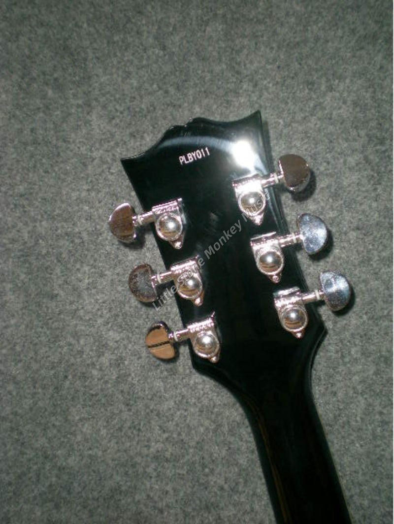 Factory Customized Electric Guitar  Custom electric guitar Custom Standard Electric Guitar black Quilted Maple Top H-H Pickups 6 string511