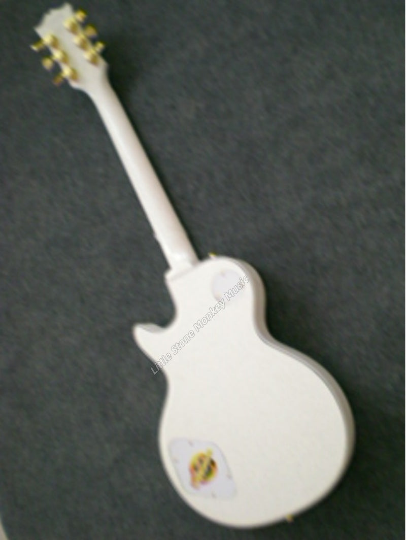 Factory Customized Electric Guitar  Custom electric guitar solid maple body 6 strings right-handedg white burs512