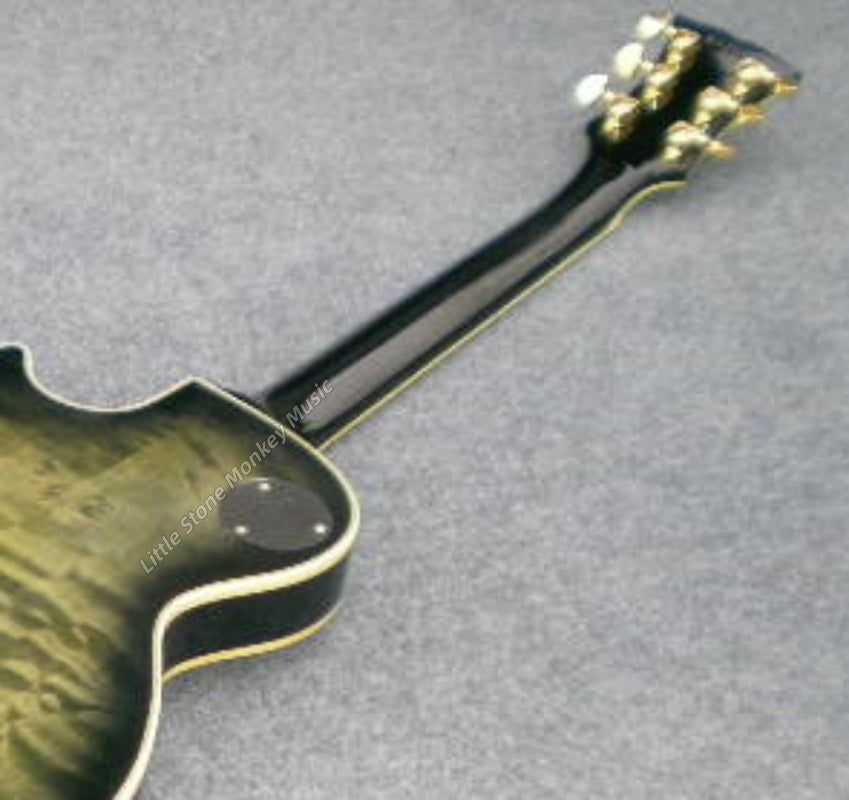 Factory Customized Electric Guitar  Custom electric guitar Custom Standard Electric Guitar green Quilted Maple Top H-H Pickups 6 string513