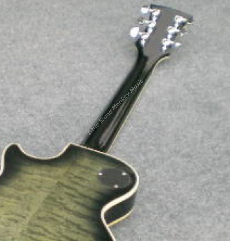 Factory Customized Electric Guitar  Custom electric guitar Custom Standard Electric Guitar green Quilted Maple Top H-H Pickups 6 string516