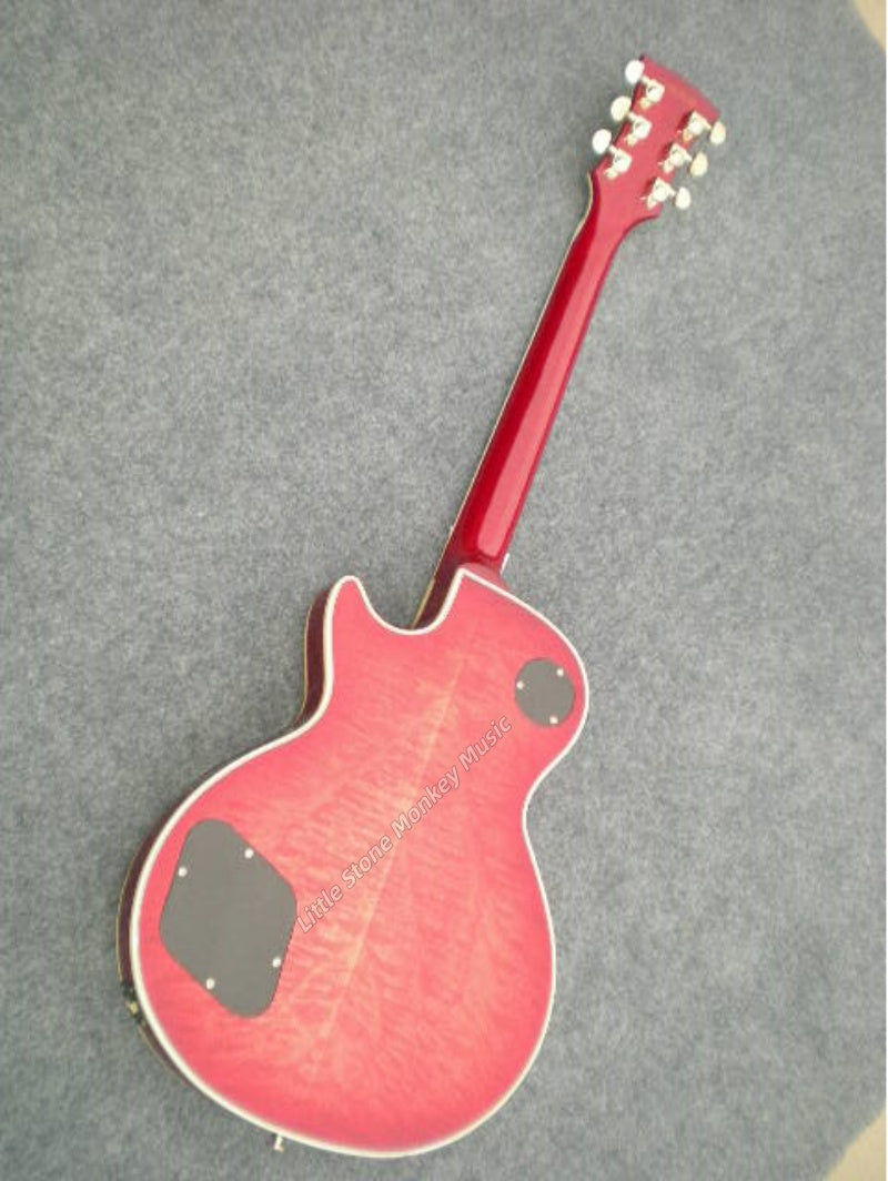 Factory Customized Electric Guitar  Custom electric guitar Custom Standard Electric Guitar red Quilted Maple Top H-H Pickups 6 string517