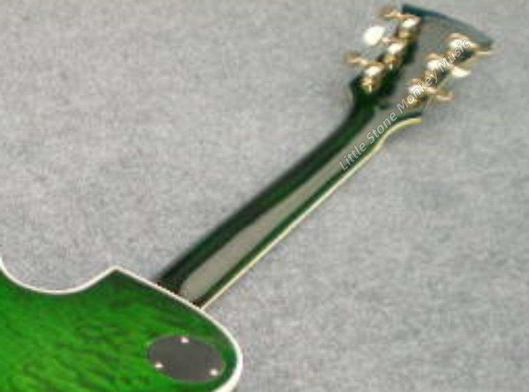 Factory Customized Electric Guitar  Custom electric guitar Custom Standard Electric Guitar Green Quilted Maple Top H-H Pickups 6 string520