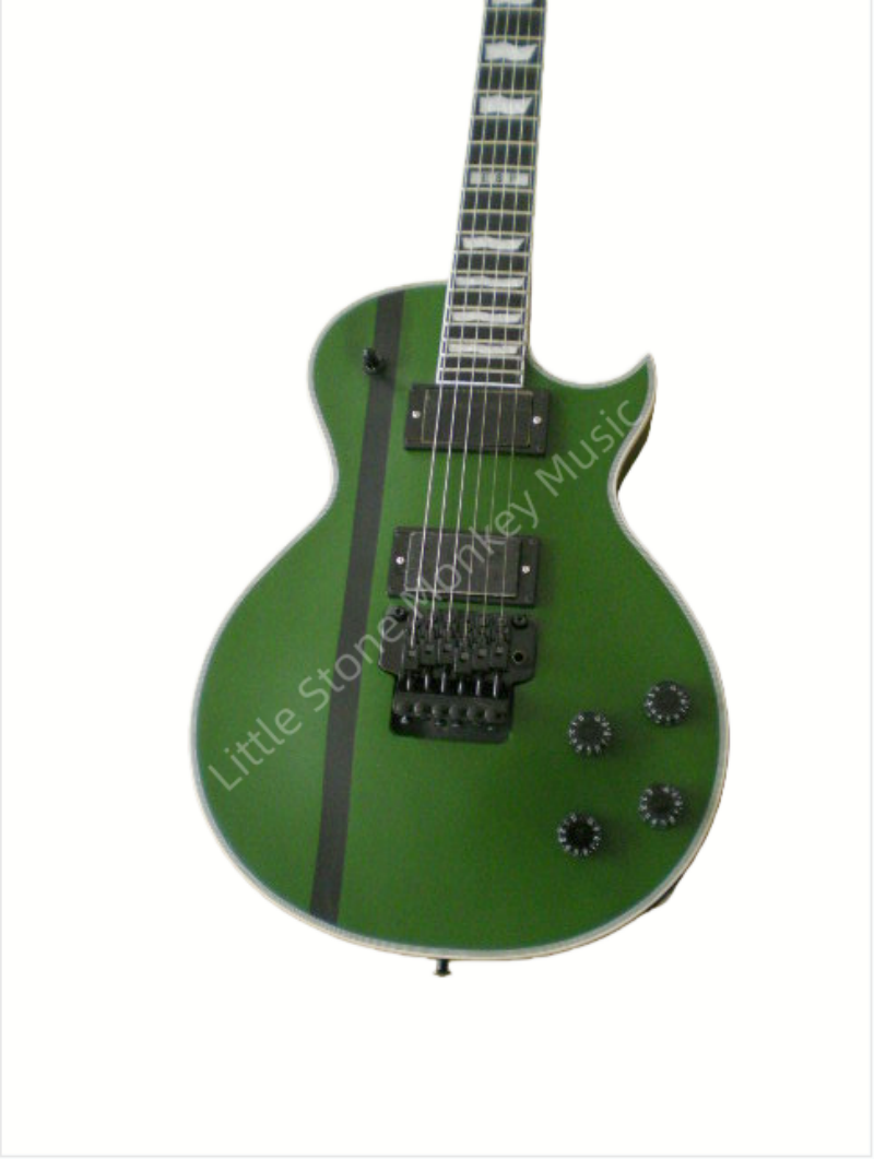 Customize Green Double Shake Electric Guitar LSM001