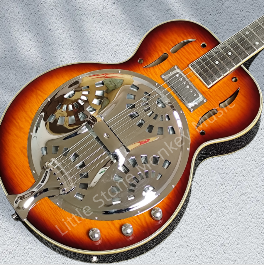 Custom Electric Guitar 6 Strings Resonator Guitars Handcrafted wooden  niche yet adorable  Customized  Birthday gift  Creative Z7#